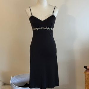 Versace black slipdress